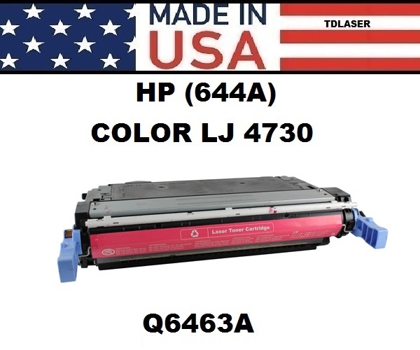 HP 644A – 4730 TONER – MAGENTA – USA Made – www.tdlaser.com